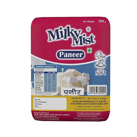 Milky Mist Paneer