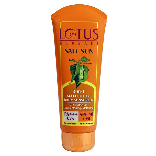 Lotus Herbals Daily Sunscreen Cream SPF 40 UVB