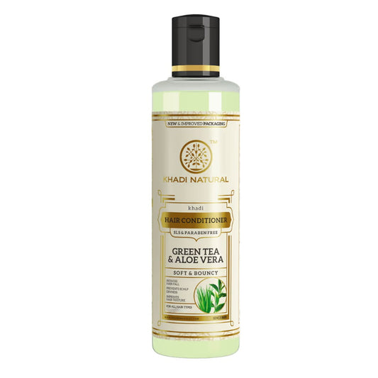 Khadi Natural Herbal Hair Conditioner Green Tea & Aloevera