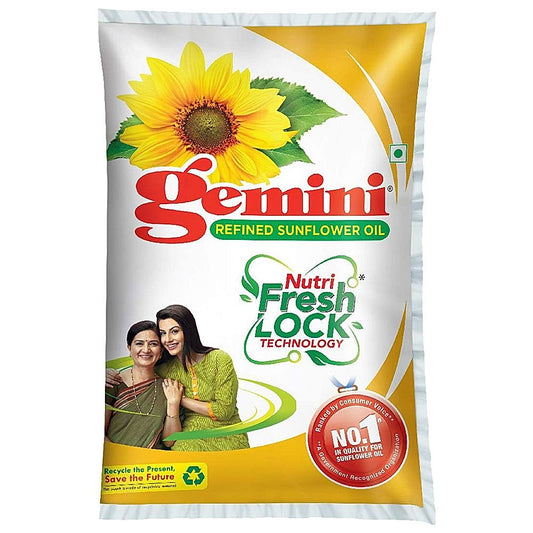 Gemini Refined Sunflower Oil (1 L)