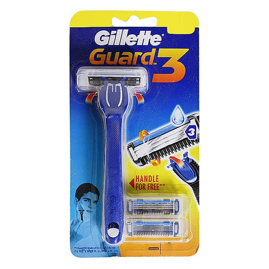 Gillette Guard 3 - 1 Razor + 2 Cartridges