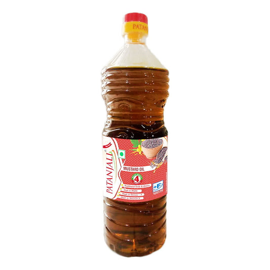 Patanjali Kachi Ghani Mustard Oil (1 L)