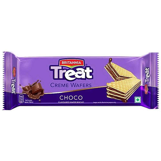 Britannia Treat Choco Flavoured Creme Wafer Biscuit