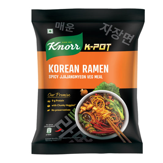 Knorr Korean Ramen Spicy Jjajangmyeon Veg Meal