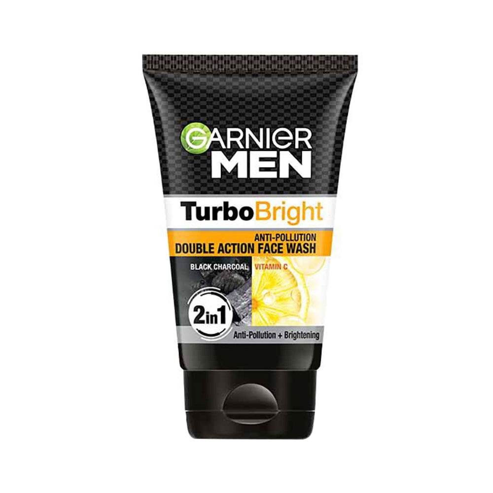 Garnier Men Turbo Bright Double Action Face Wash