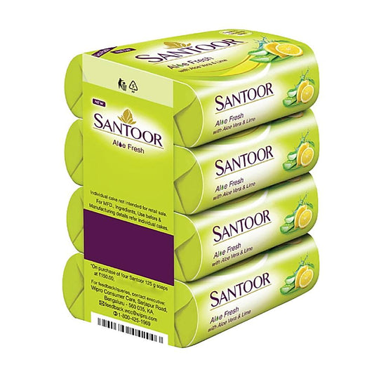 Santoor Aloe Vera & Lime