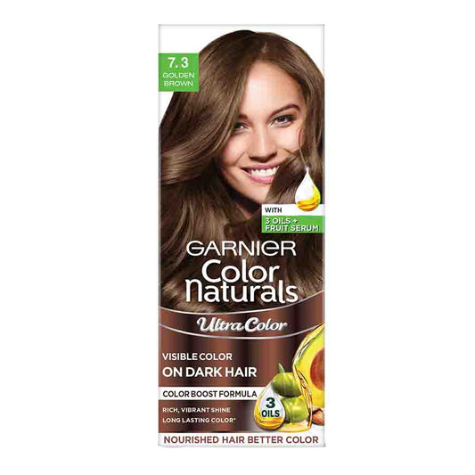 Garnier Ultra Hair Color  7.3 Golden Brown - 55 ml + 50 gms