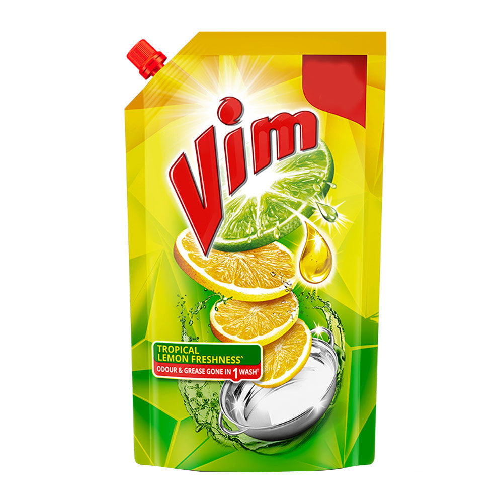 Vim Dishwash Liquid Gel - Lemon