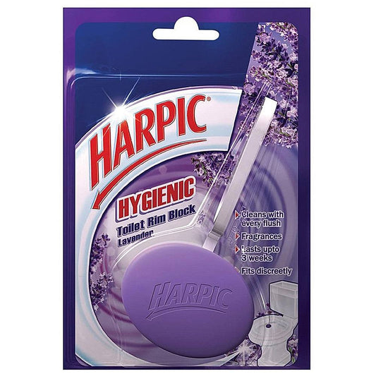 Harpic Hygienic Toilet Rim Block - Lavender