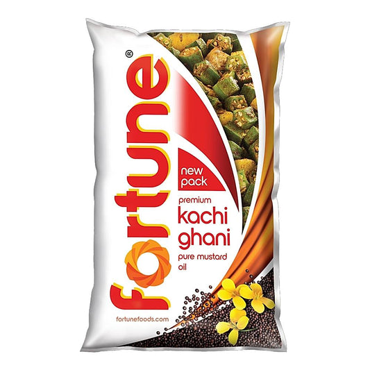 Fortune Kachi Ghani Mustard Oil (1 L)