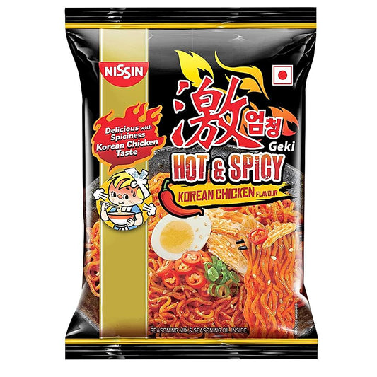 Nissin Geki Hot & Spicy Korean Chicken Flavour Noodles