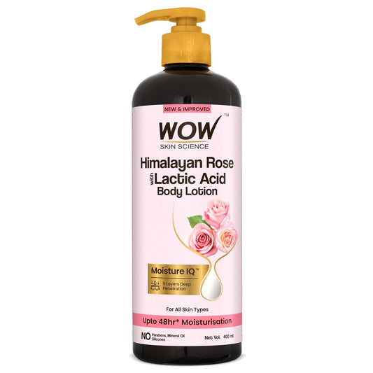 WOW Himalayan Rose Body Lotion With Lactic Acid