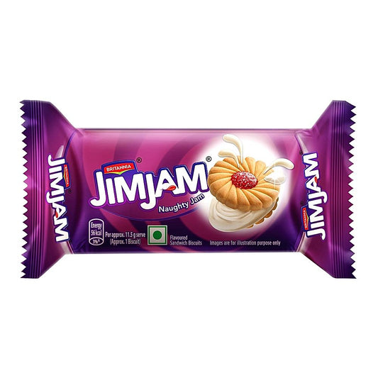 Britannia Treat Jimjam Naughty Jam Biscuits