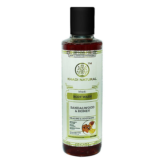 Khadi Natural Body Wash Sandalwood & Honey