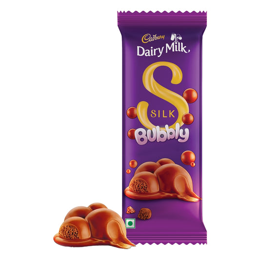 Cadbury Dairy Milk Silk Bubbly Chocolate Bar