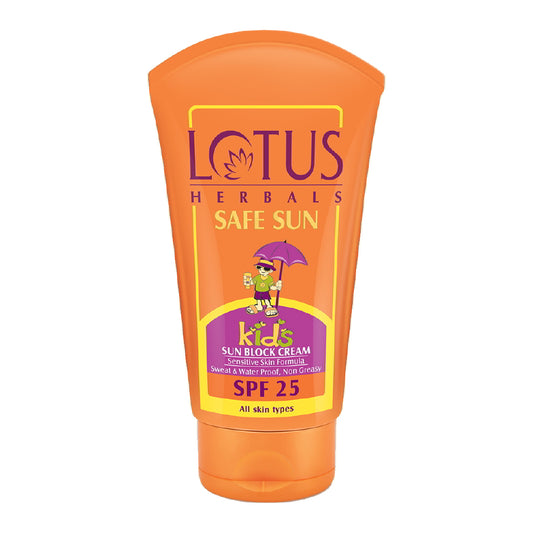 Lotus Herbals Kids Sun Block Cream - Sensitive Skin Formula