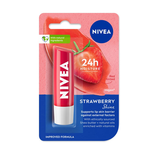 Nivea Strawberry Shine Caring Lip Balm