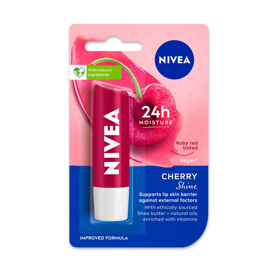 Nivea Cherry Shine Caring Lip Balm