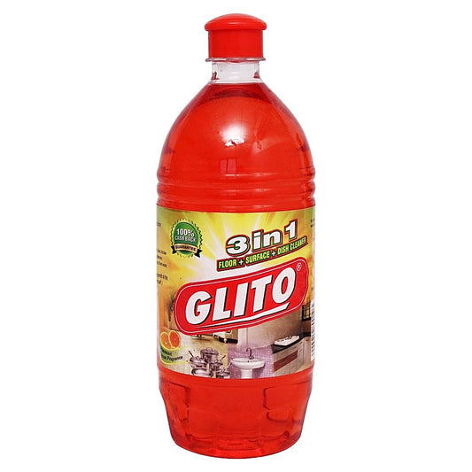 Glito 3 In 1 Perfumed Floor-Surface-Dish Cleaner