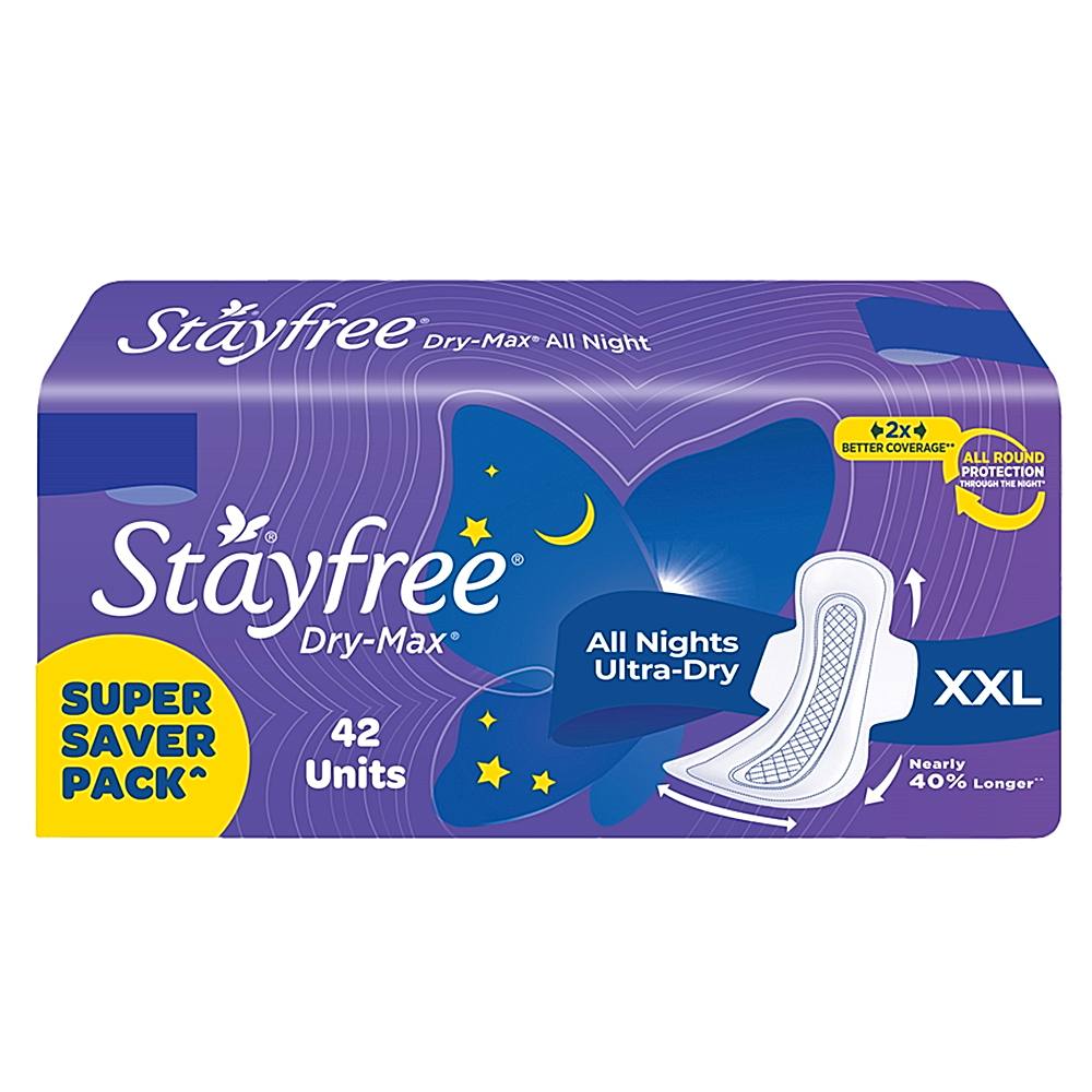 Stayfree Dry Max All Night XXL