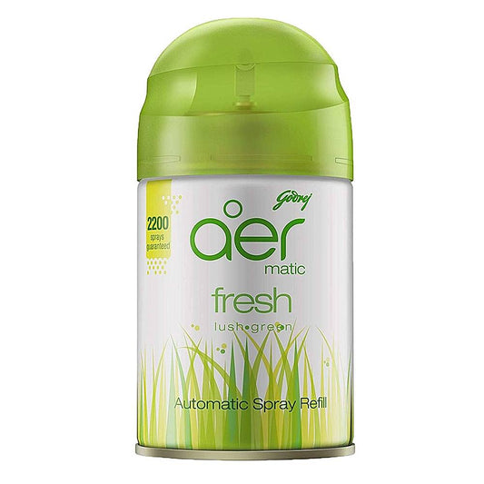 Godrej Aer Matic Automatic Air Freshener - Fresh Lush Green