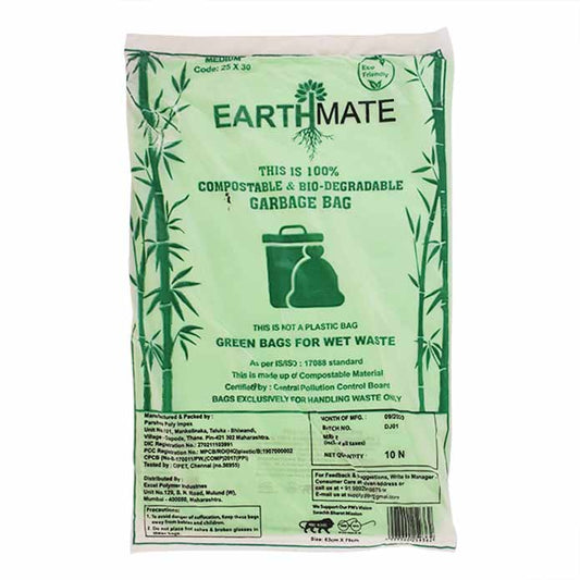 Earthmate Compostable Garbage Bag 25x30 Inches