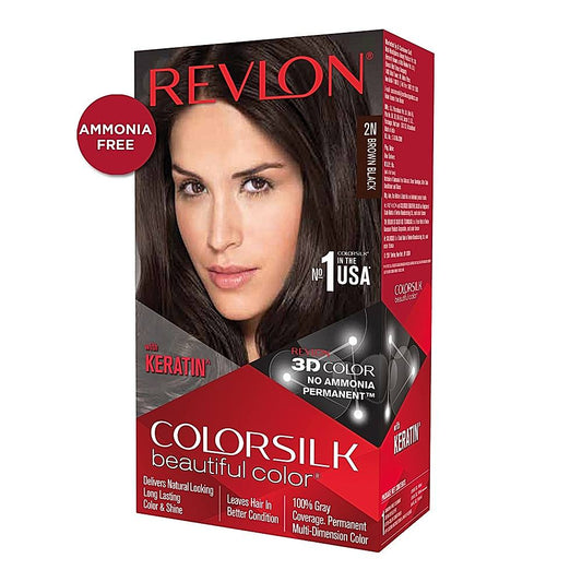 Revlon Colorsilk 2N Brown Black Hair Color