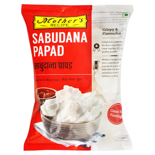 Mother's Recipe Sabudana Papad With Sendha Namak