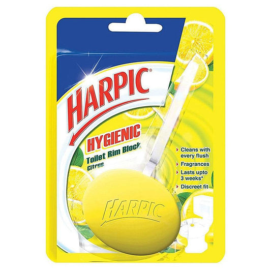 Harpic Hygienic Toilet Citrus Rim Block