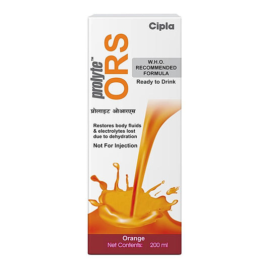 Cipla Prolyte ORS - Orange Flavour