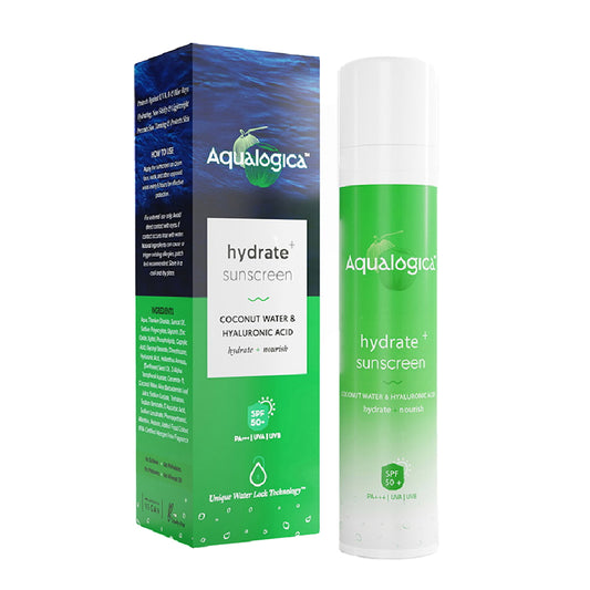 Aqualogica Hydrate+ Sunscreen SPF50+ - Coconut Water & Hyaluronic Acid