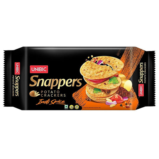 Unibic Snappers Potato Crackers - Indi Spice