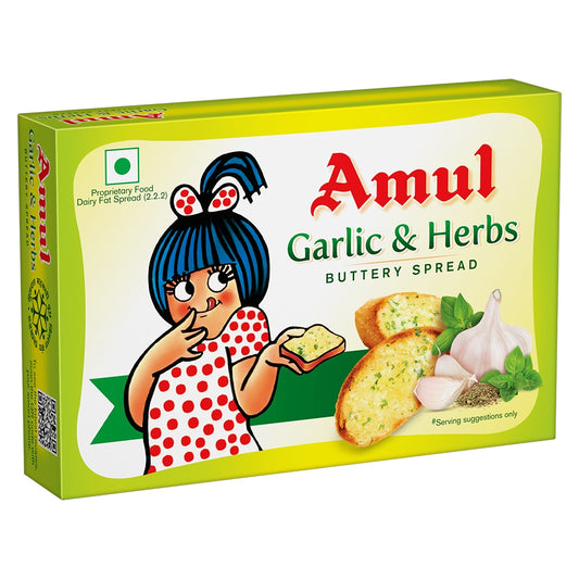 Amul Garlic & Herbs Buttery Spread