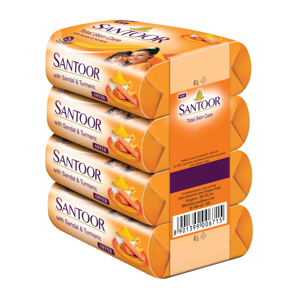 Santoor Sandal and Turmeric Soap