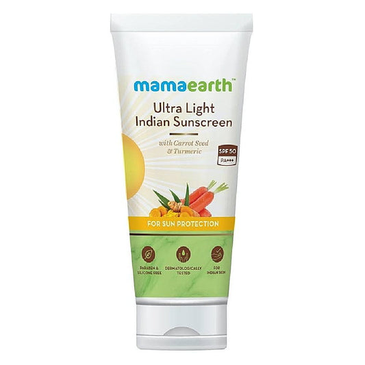 Mamaearth Ultra Light Indian Sunscreen SPF 50