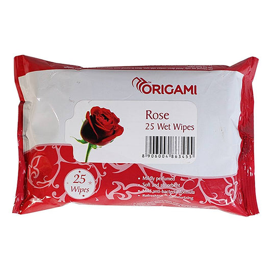 Origami So Soft Wet Wipes Rose