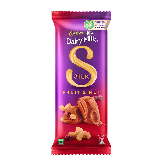 Cadbury Dairy Milk Silk Fruit and Nut Chocolate Bar