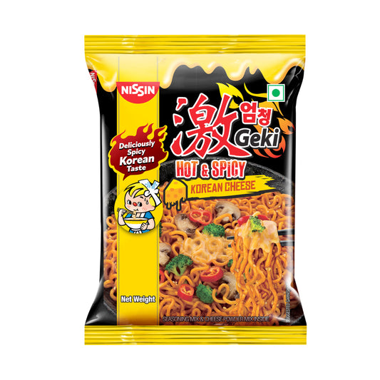 Nissin Geki Hot & Spicy Korean Cheese Noodles