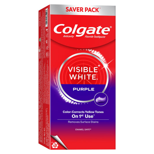 Colgate Visible White Purple Toothpaste