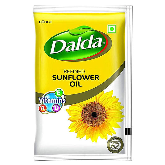 Dalda Refined Sunflower Oil Pouch (1 L)