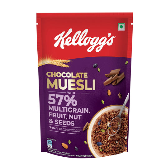 Kellogg's Chocolate Muesli Multigrain Fruit Nut & Seeds