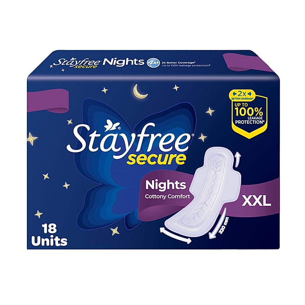 Stayfree Secure Nights Cottony Soft Comfort XXL